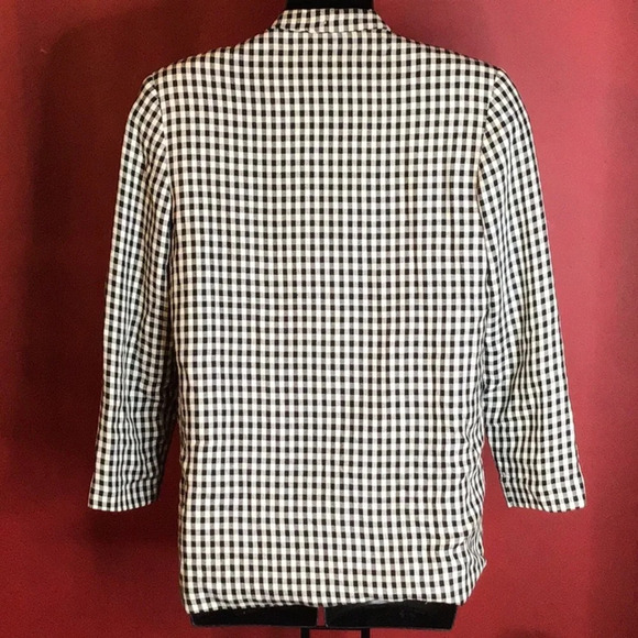 AZZURRI PLAID BLAZER SIZE 10 - Picture 4 of 6